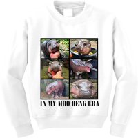 In My Moo Deng Era  Moo Deng Lover Kids Sweatshirt