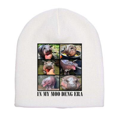In My Moo Deng Era  Moo Deng Lover Short Acrylic Beanie