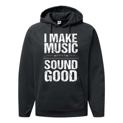 I Make Music Sound So Good Audio Sound Engineer Recording Performance Fleece Hoodie