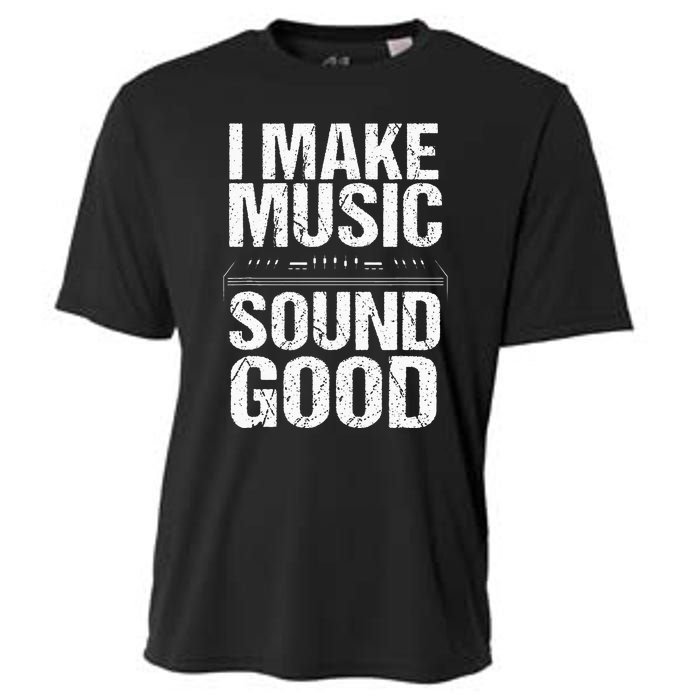 I Make Music Sound So Good Audio Sound Engineer Recording Cooling Performance Crew T-Shirt