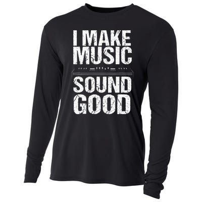 I Make Music Sound So Good Audio Sound Engineer Recording Cooling Performance Long Sleeve Crew