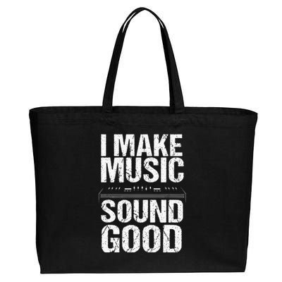 I Make Music Sound So Good Audio Sound Engineer Recording Cotton Canvas Jumbo Tote