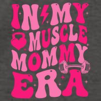 In My Muscle Mommy Era Groovy Vector Backpack