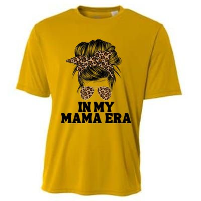 In My Mama Era Groovy In My Mama Era Mom Life Mothers Day Cool Gift Cooling Performance Crew T-Shirt