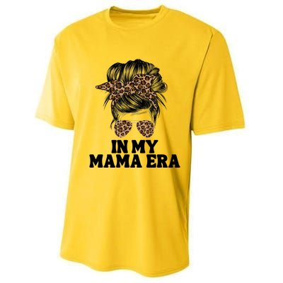 In My Mama Era Groovy In My Mama Era Mom Life Mothers Day Cool Gift Performance Sprint T-Shirt