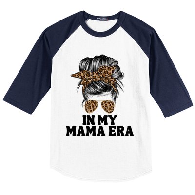 In My Mama Era Groovy In My Mama Era Mom Life Mothers Day Cool Gift Baseball Sleeve Shirt