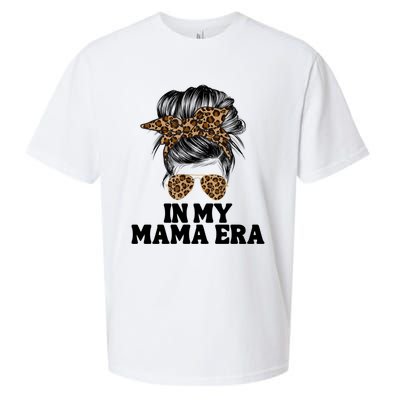 In My Mama Era Groovy In My Mama Era Mom Life Mothers Day Cool Gift Sueded Cloud Jersey T-Shirt