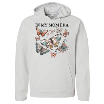 In My Mom Era Butterfly Performance Fleece Hoodie