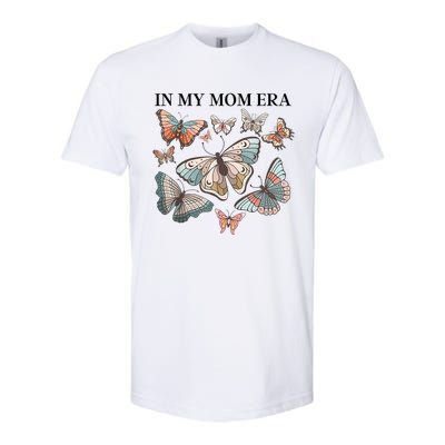 In My Mom Era Butterfly Softstyle CVC T-Shirt