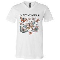 In My Mom Era Butterfly V-Neck T-Shirt