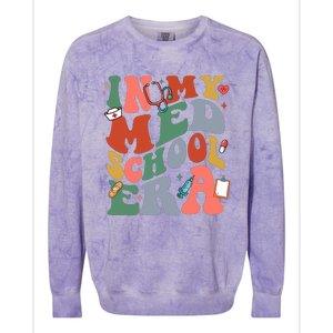 In My Med School Era Medical Student Colorblast Crewneck Sweatshirt