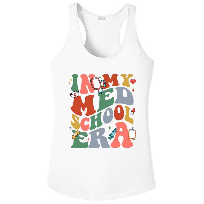 In My Med School Era Medical Student Ladies PosiCharge Competitor Racerback Tank