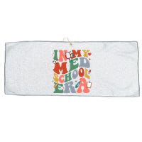 In My Med School Era Medical Student Large Microfiber Waffle Golf Towel