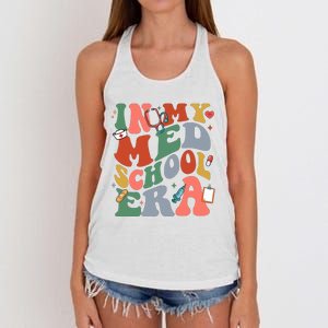 In My Med School Era Medical Student Women's Knotted Racerback Tank