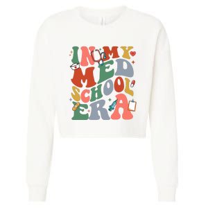 In My Med School Era Medical Student Cropped Pullover Crew