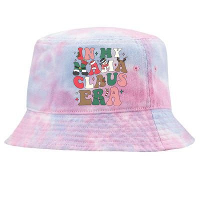 In My Mama Claus Era Christmas Tie-Dyed Bucket Hat