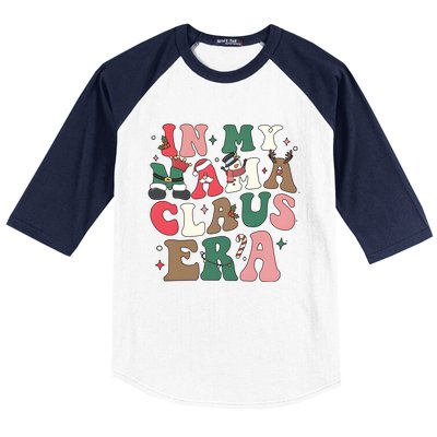 In My Mama Claus Era Christmas Baseball Sleeve Shirt