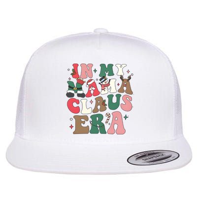 In My Mama Claus Era Christmas Flat Bill Trucker Hat