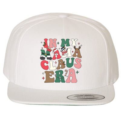 In My Mama Claus Era Christmas Wool Snapback Cap