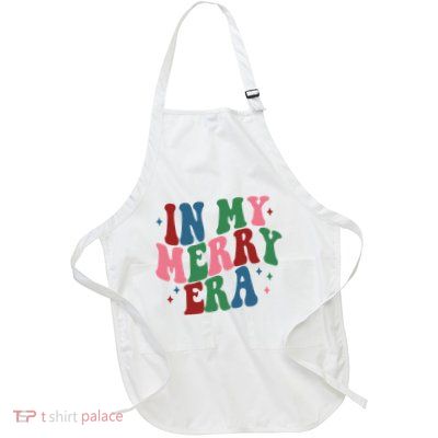 In My Merry Era Christmas Holiday Apron