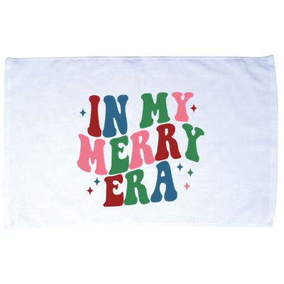 In My Merry Era Christmas Holiday Microfiber Hand Towel
