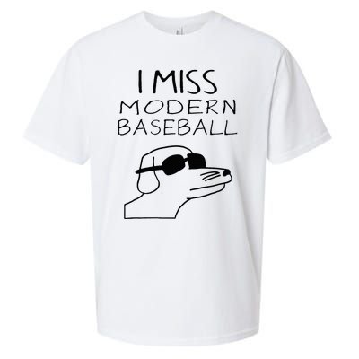 I Miss Modern Baseball Funny Dog Sport Lover Sueded Cloud Jersey T-Shirt