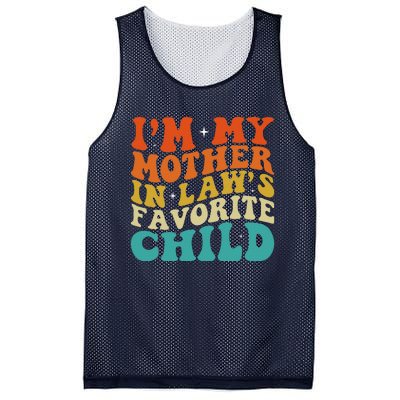 IM My Mother In Laws Favorite Son Daughter Child Parent Mesh Reversible Basketball Jersey Tank