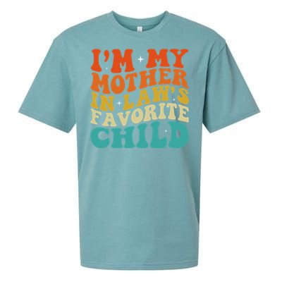 IM My Mother In Laws Favorite Son Daughter Child Parent Sueded Cloud Jersey T-Shirt