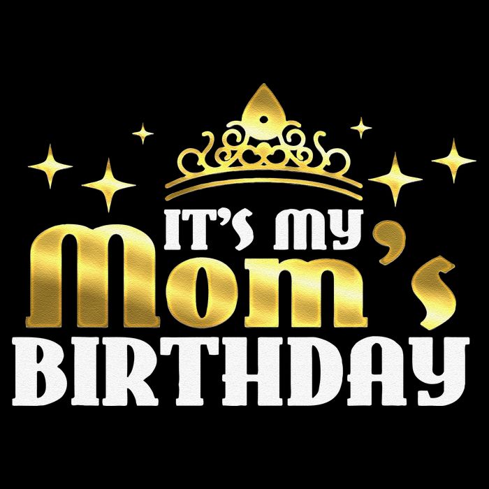 It's My Mom's Birthday Funny Cute Mama Gift For Mothers Youth Performance Sprint T-Shirt