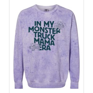 In My Monster Truck Mama Era Gift Colorblast Crewneck Sweatshirt