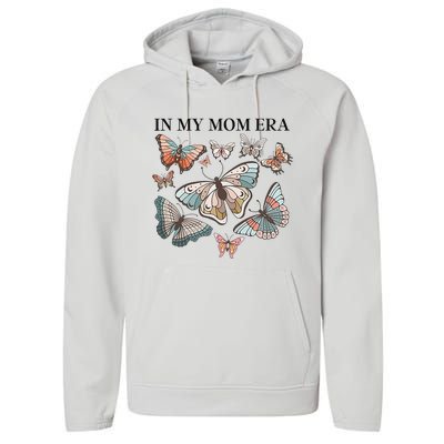 In My Mom Era Butterfly Performance Fleece Hoodie