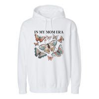 In My Mom Era Butterfly Garment-Dyed Fleece Hoodie