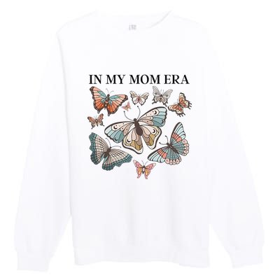 In My Mom Era Butterfly Premium Crewneck Sweatshirt