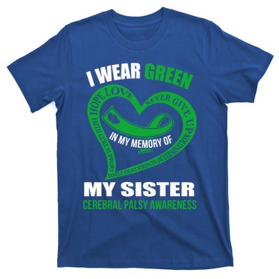 In My Memory Of My Sister Cerebral Palsy Awareness Gift T-Shirt