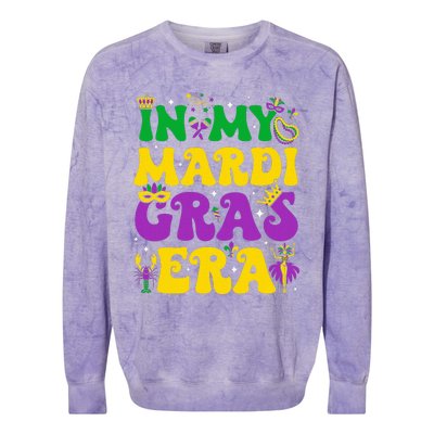 In My Mardi Gras Era Carnival Mardi Gras Colorblast Crewneck Sweatshirt