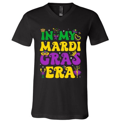 In My Mardi Gras Era Carnival Mardi Gras V-Neck T-Shirt