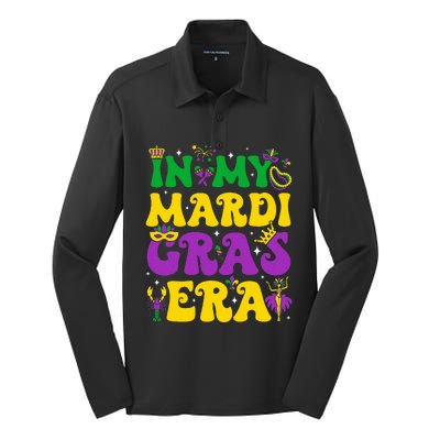 In My Mardi Gras Era Carnival Mardi Gras Silk Touch Performance Long Sleeve Polo