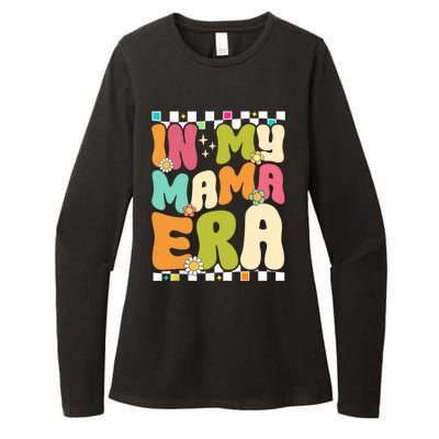 In My Mama Era Lover Groovy Retro Mom Mothers Day Womens CVC Long Sleeve Shirt