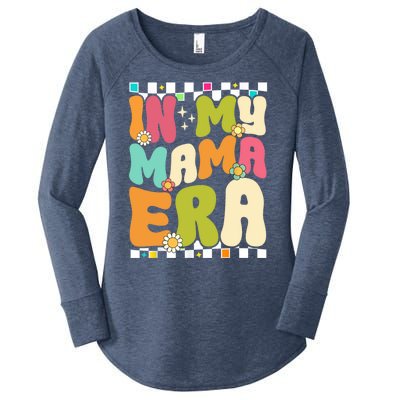 In My Mama Era Lover Groovy Retro Mom Mothers Day Women's Perfect Tri Tunic Long Sleeve Shirt