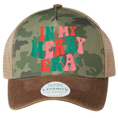 In My Merry Era Christmas Holiday Funny Gift Legacy Tie Dye Trucker Hat