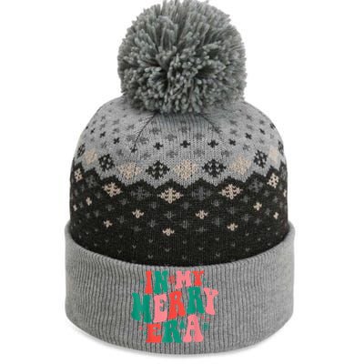 In My Merry Era Christmas Holiday Funny Gift The Baniff Cuffed Pom Beanie