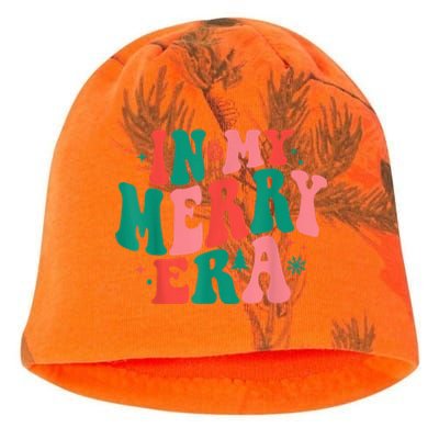 In My Merry Era Christmas Holiday Funny Gift Kati - Camo Knit Beanie