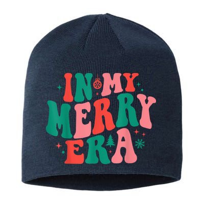 In My Merry Era Christmas Holiday Funny Gift Sustainable Beanie