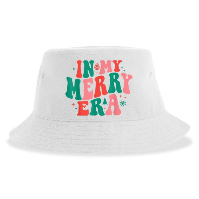 In My Merry Era Christmas Holiday Funny Gift Sustainable Bucket Hat