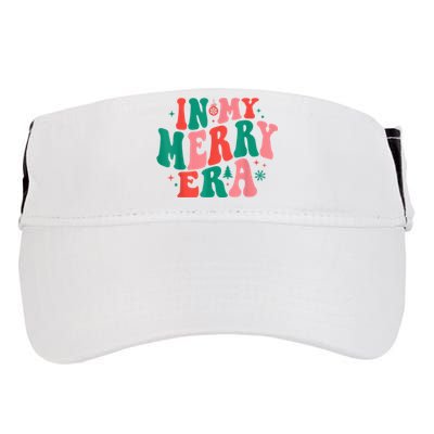 In My Merry Era Christmas Holiday Funny Gift Adult Drive Performance Visor