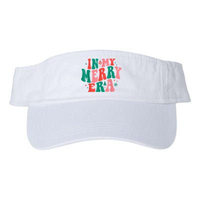 In My Merry Era Christmas Holiday Funny Gift Valucap Bio-Washed Visor