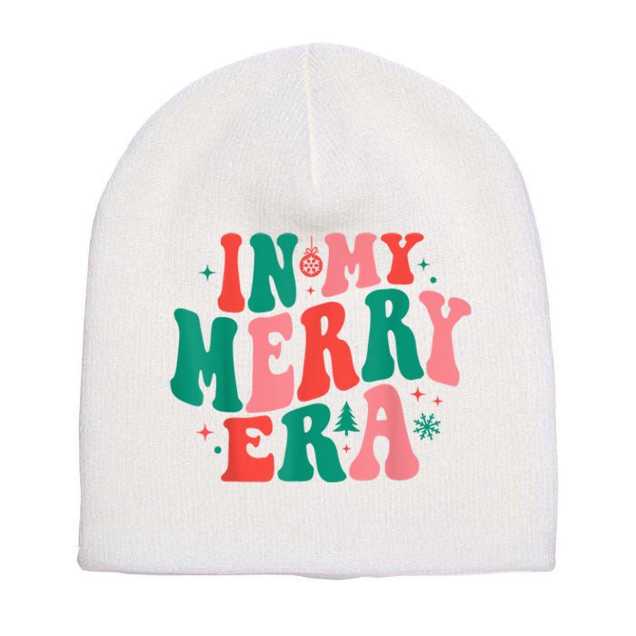 In My Merry Era Christmas Holiday Funny Gift Short Acrylic Beanie