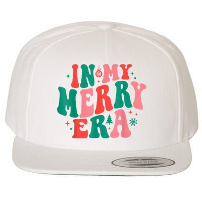 In My Merry Era Christmas Holiday Funny Gift Wool Snapback Cap