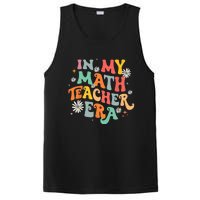 In My Math Teacher Era Retro Back To School Groovy Teacher PosiCharge Competitor Tank