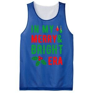 In My Merry And Bright Era Cute Christmas Era Xmas Lights Gift Mesh Reversible Basketball Jersey Tank